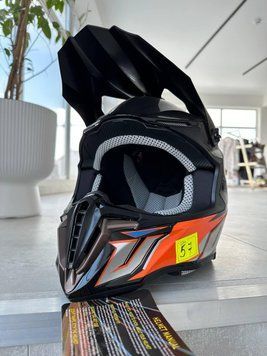 Шолом кросовий EXdrive, шолом на мотоцикл, скутер, ендуро 34533 фото