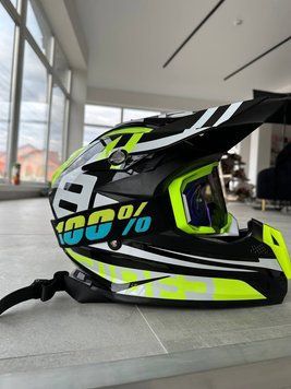🏍 Мотошолом кросовий Vemar повністю чорний 345436 фото